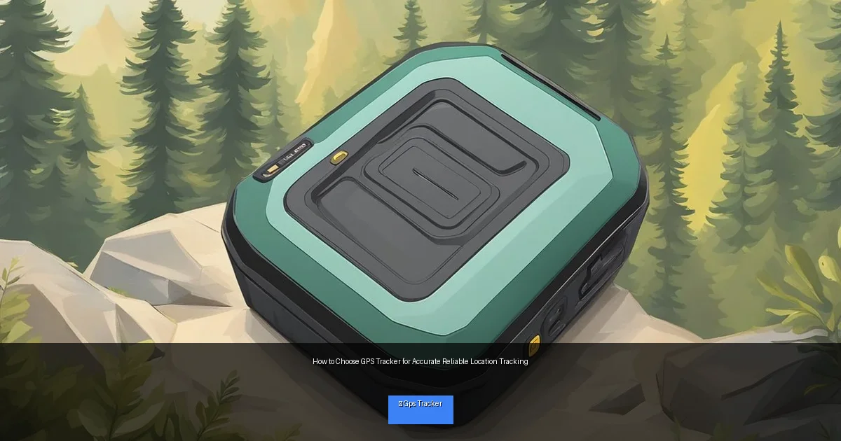 How to Choose GPS Tracker for Accurate Reliable Location Tracking