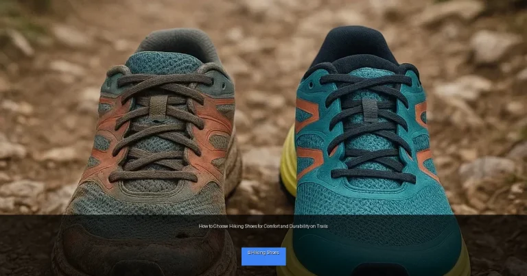 How to Choose Hiking Shoes for Comfort and Durability on Trails