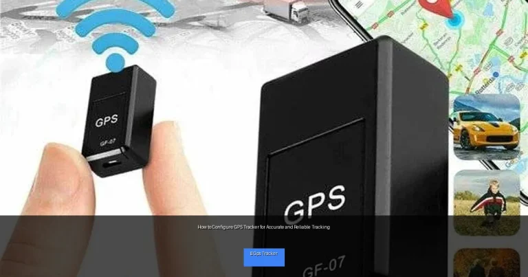 How to Configure GPS Tracker for Accurate and Reliable Tracking