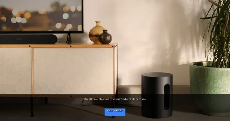 How to Connect iPhone with Sonos Smart Speaker Step by Step Guide