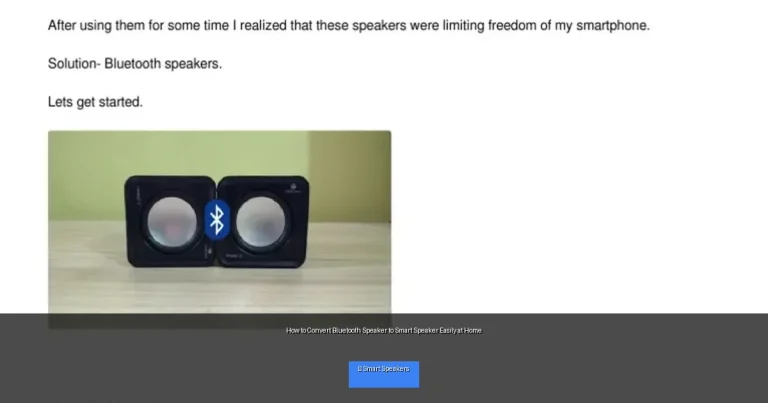 How to Convert Bluetooth Speaker to Smart Speaker Easily at Home