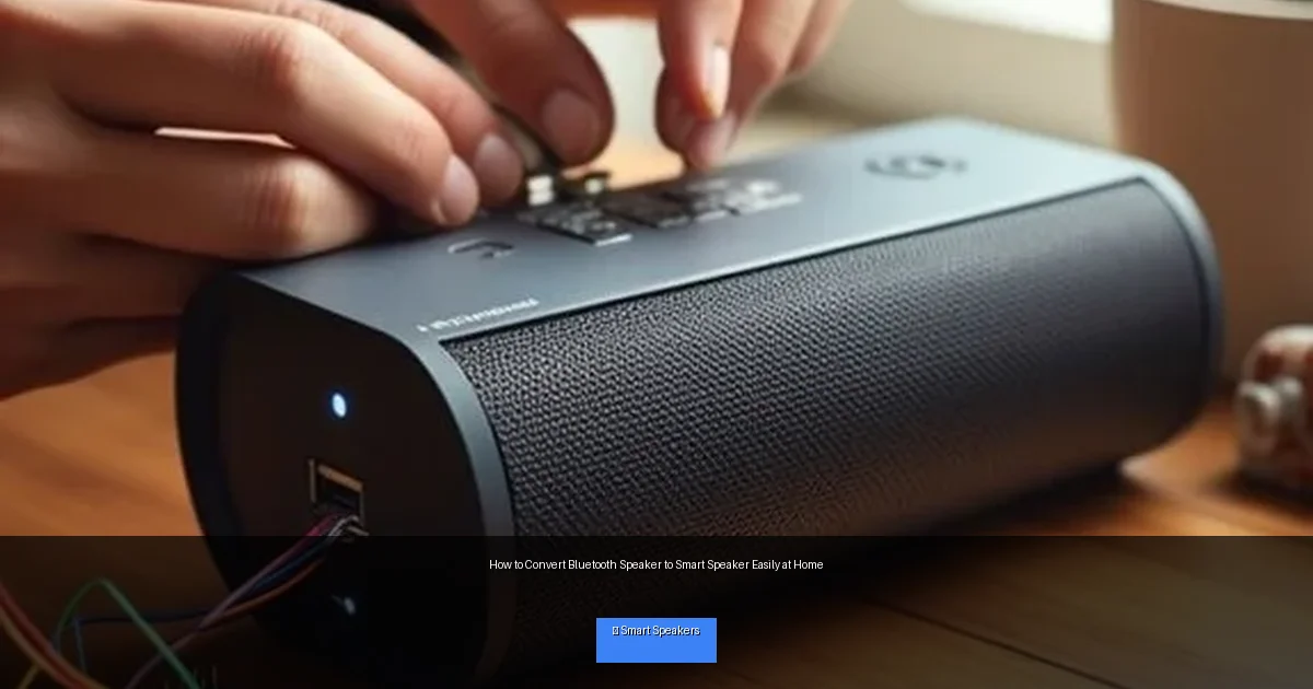 How to Convert Bluetooth Speaker to Smart Speaker Easily at Home