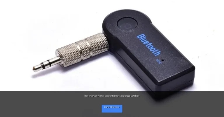 How to Convert Normal Speaker to Smart Speaker Easily at Home