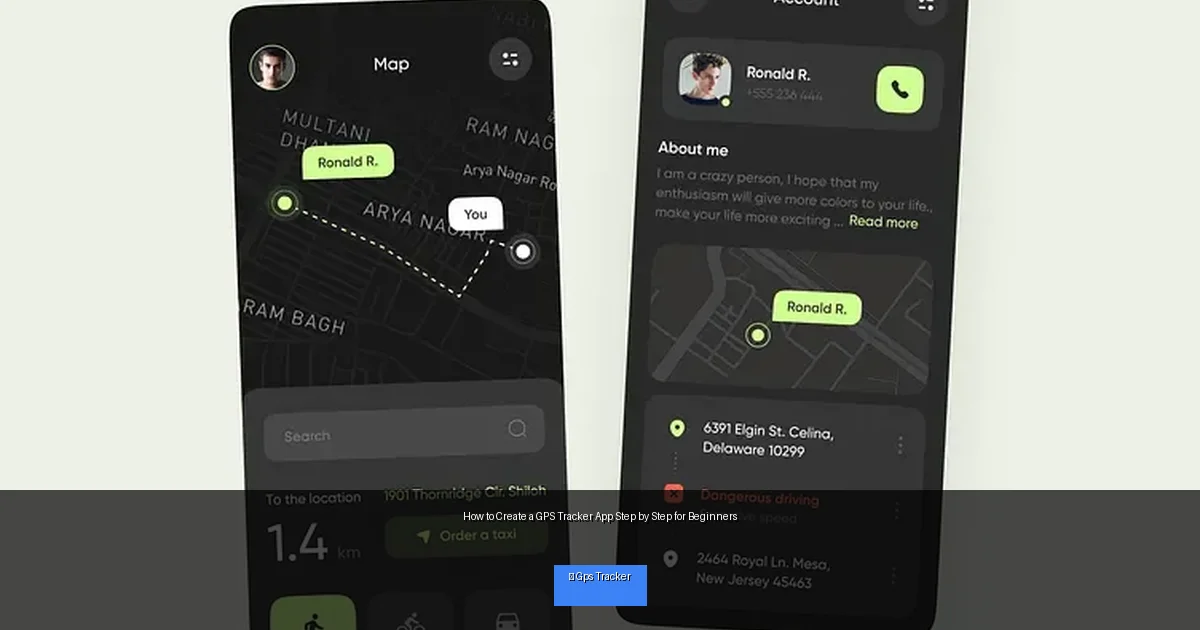 How to Create a GPS Tracker App Step by Step for Beginners