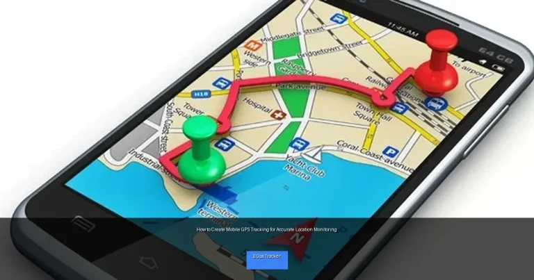 How to Create Mobile GPS Tracking for Accurate Location Monitoring
