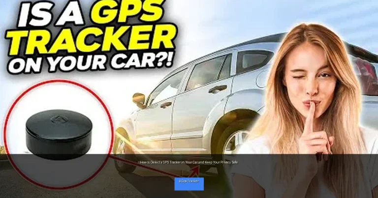 How to Detect a GPS Tracker in Your Car and Keep Your Privacy Safe