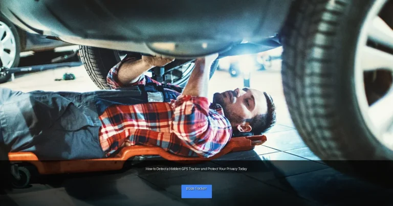 How to Detect a Hidden GPS Tracker and Protect Your Privacy Today