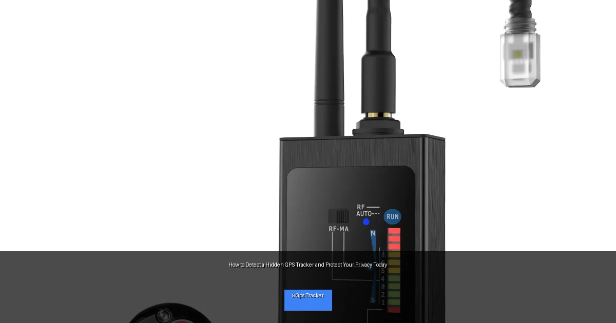 How to Detect a Hidden GPS Tracker and Protect Your Privacy Today
