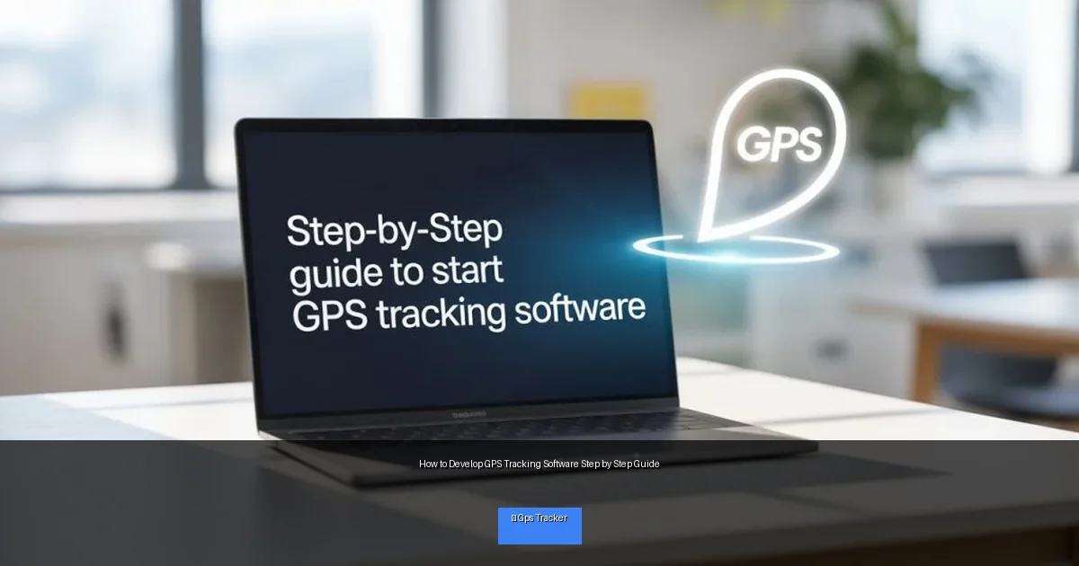 How to Develop GPS Tracking Software Step by Step Guide