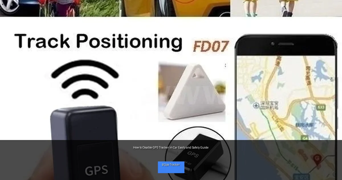 How to Disable GPS Tracker in Car Easily and Safely Guide
