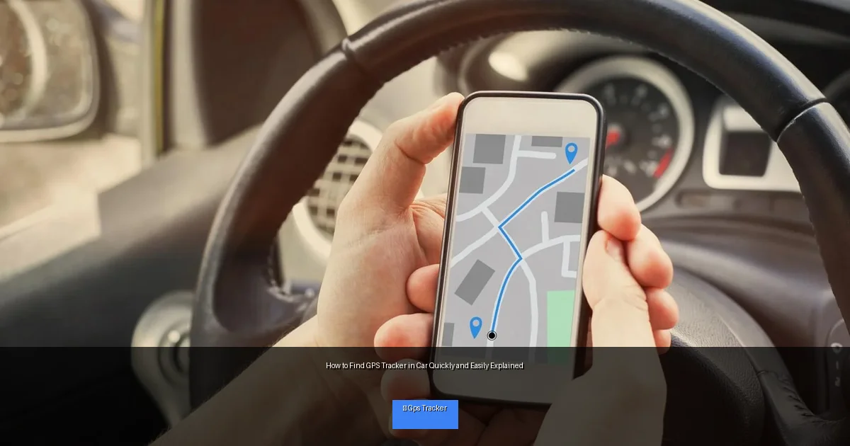 How to Find GPS Tracker in Car Quickly and Easily Explained