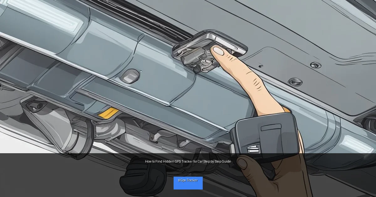 How to Find Hidden GPS Tracker for Car Step by Step Guide