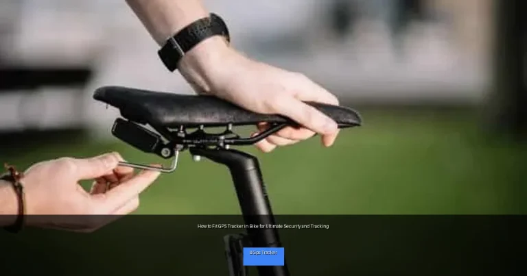 How to Fit GPS Tracker in Bike for Ultimate Security and Tracking