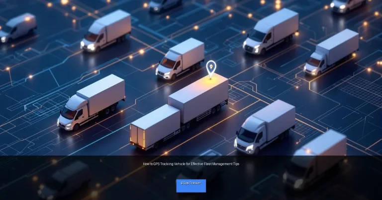 How to GPS Tracking Vehicle for Effective Fleet Management Tips