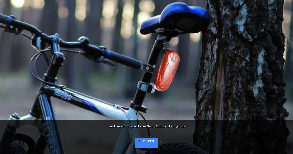 How to Install GPS Tracker for Bike Step by Step Guide for Beginners