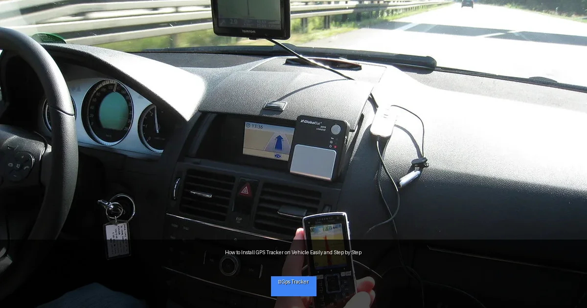 How to Install GPS Tracker on Vehicle Easily and Step by Step