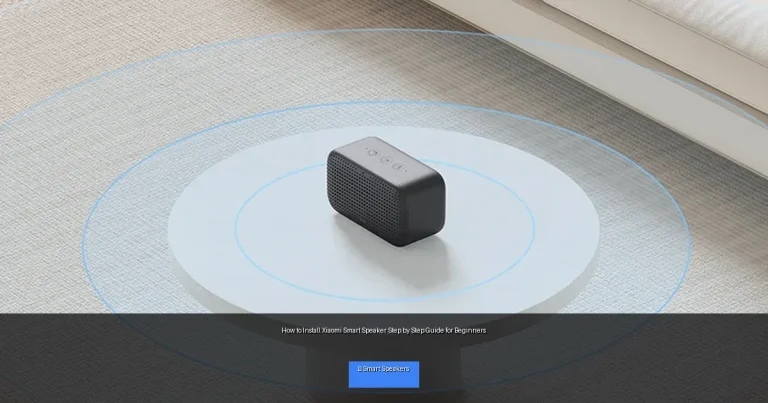 How to Install Xiaomi Smart Speaker Step by Step Guide for Beginners