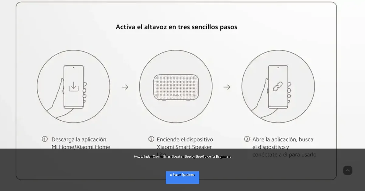 How to Install Xiaomi Smart Speaker Step by Step Guide for Beginners