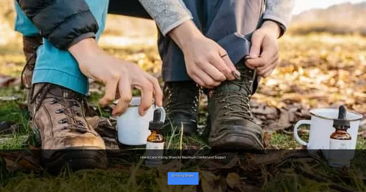 How to Lace Hiking Shoes for Maximum Comfort and Support