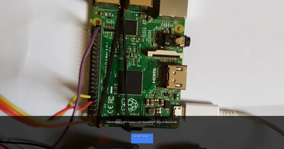 How to Make a GPS Tracker with Raspberry Pi Step by Step Guide