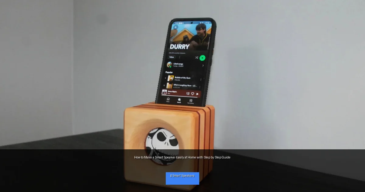 How to Make a Smart Speaker Easily at Home with Step by Step Guide