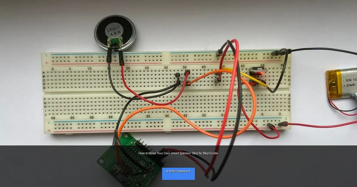 How to Make Your Own Smart Speaker Step by Step Guide