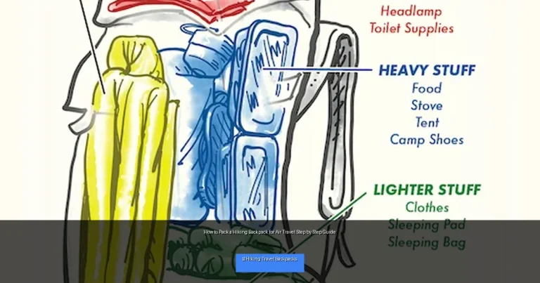 How to Pack a Hiking Backpack for Air Travel Step by Step Guide