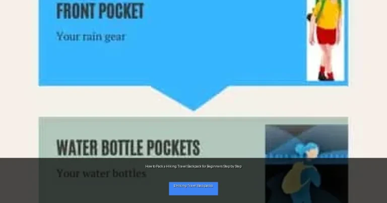How to Pack a Hiking Travel Backpack for Beginners Step by Step
