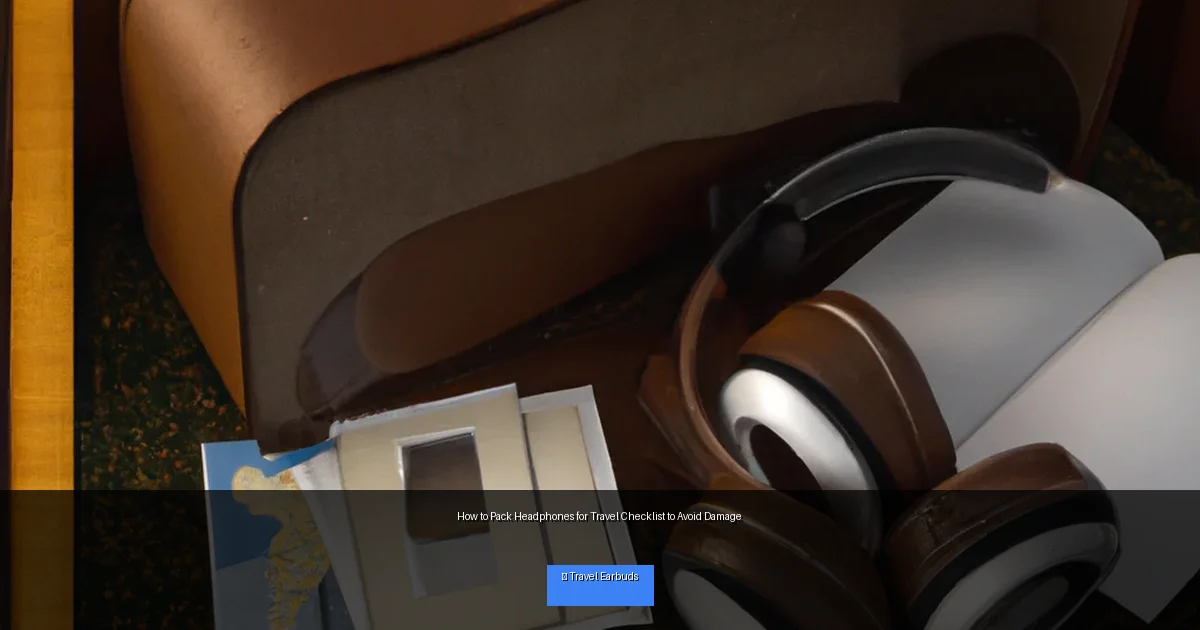 How to Pack Headphones for Travel Checklist to Avoid Damage