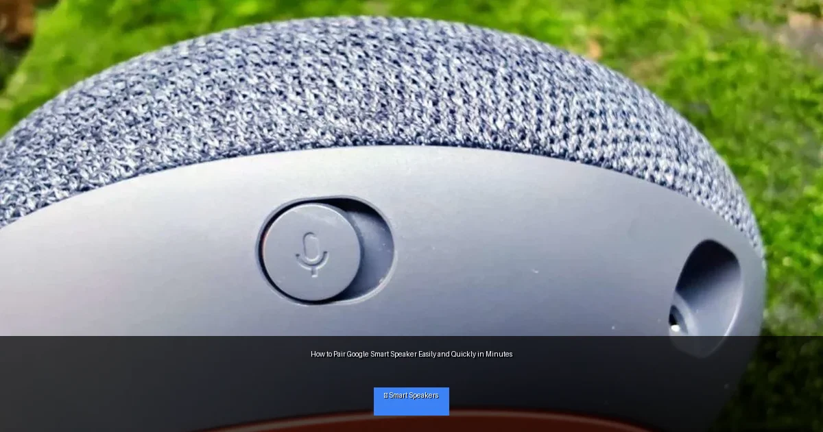 How to Pair Google Smart Speaker Easily and Quickly in Minutes