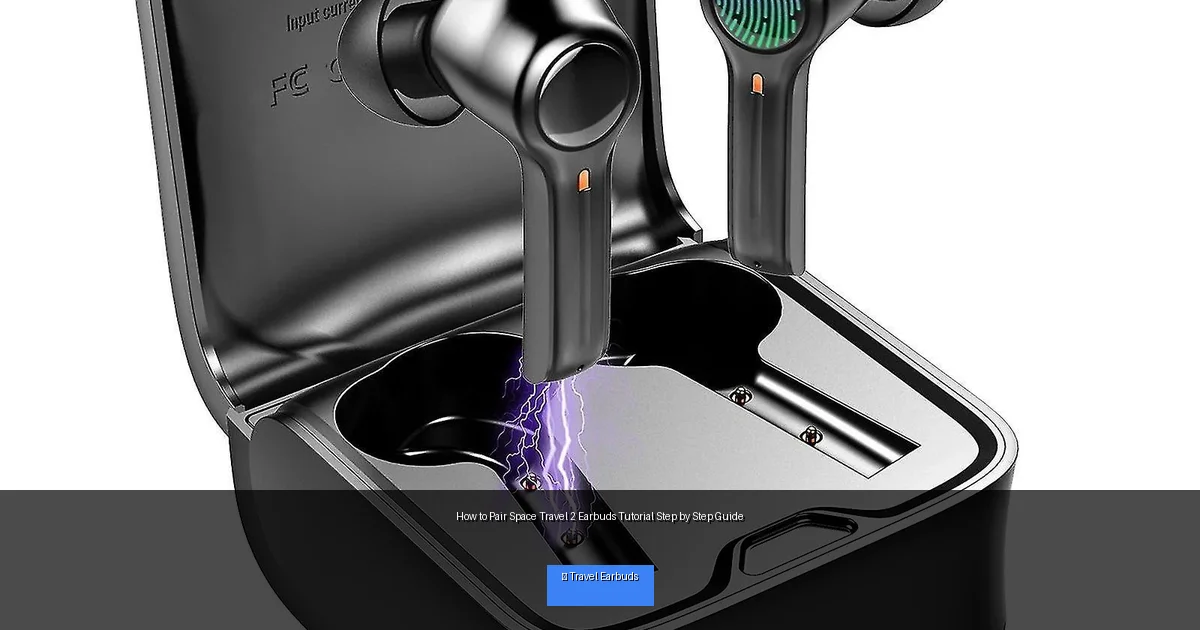 How to Pair Space Travel 2 Earbuds Tutorial Step by Step Guide