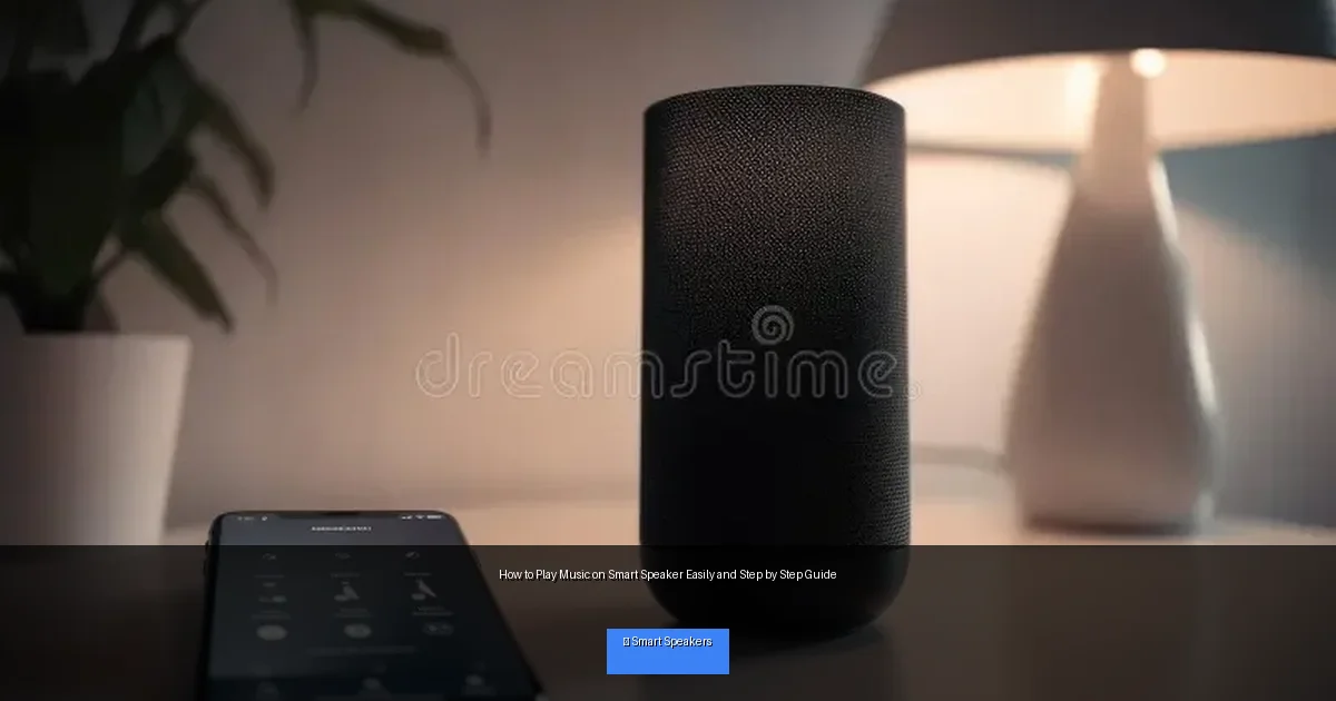 How to Play Music on Smart Speaker Easily and Step by Step Guide
