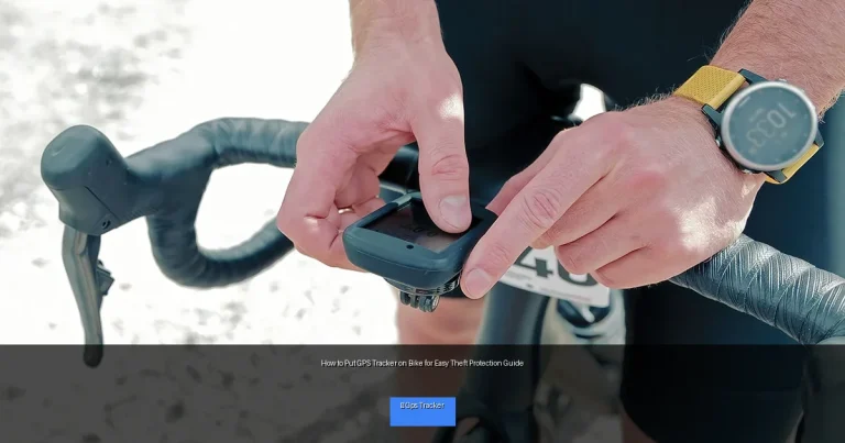 How to Put GPS Tracker on Bike for Easy Theft Protection Guide