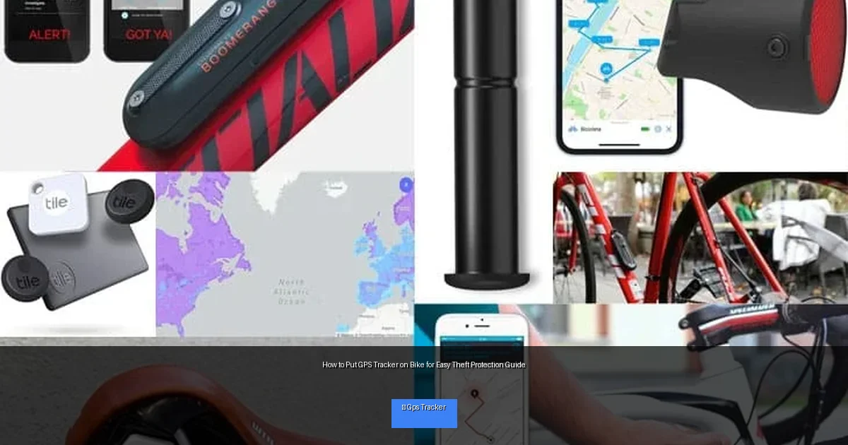 How to Put GPS Tracker on Bike for Easy Theft Protection Guide
