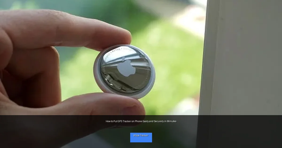 How to Put GPS Tracker on Phone Easily and Securely in Minutes