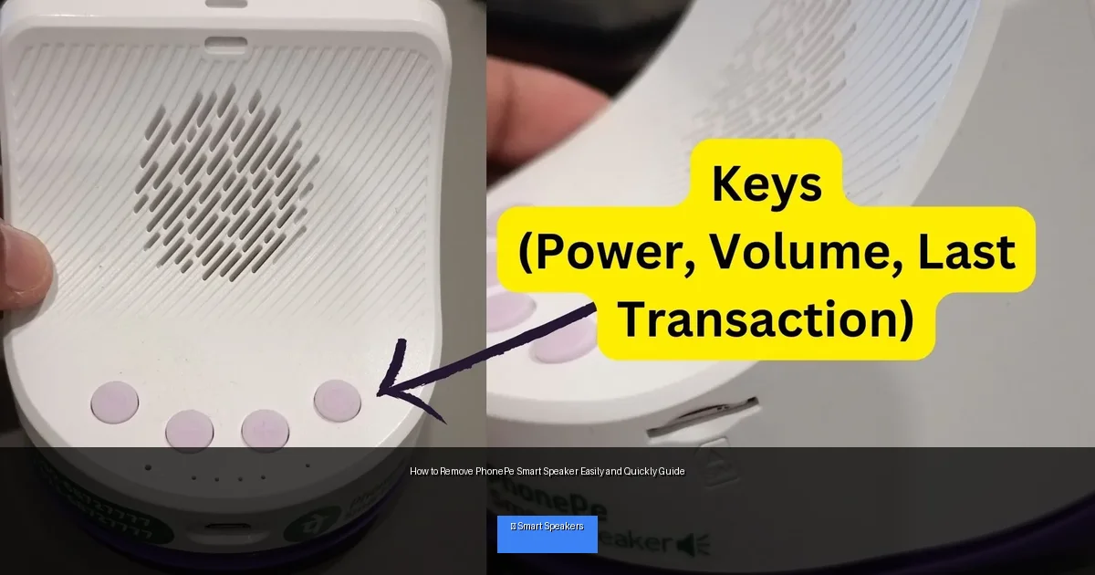 How to Remove PhonePe Smart Speaker Easily and Quickly Guide