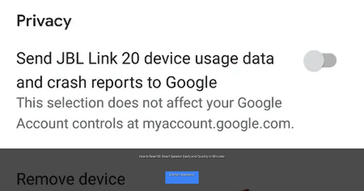 How to Reset Mi Smart Speaker Easily and Quickly in Minutes