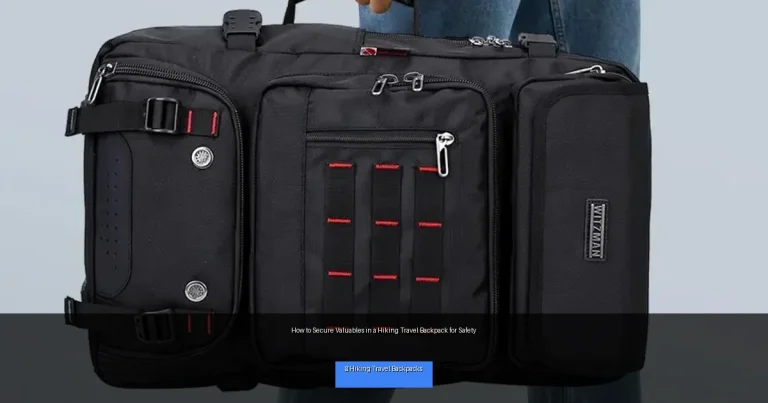 How to Secure Valuables in a Hiking Travel Backpack for Safety