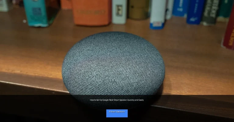 How to Set Up Google Nest Smart Speaker Quickly and Easily