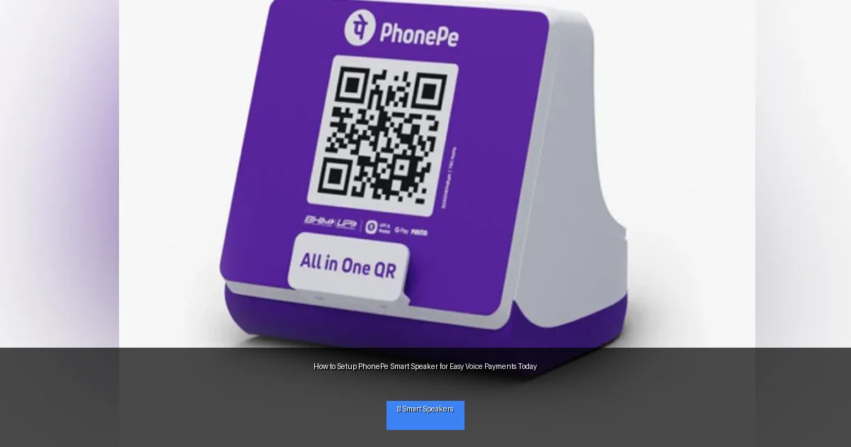 How to Setup PhonePe Smart Speaker for Easy Voice Payments Today