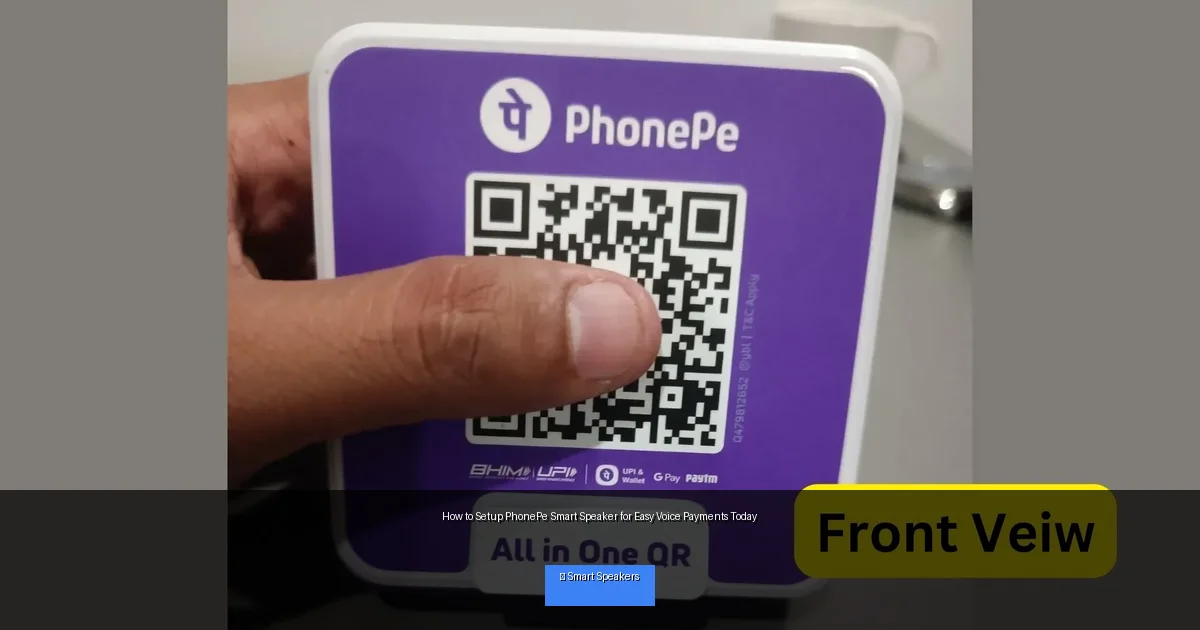 How to Setup PhonePe Smart Speaker for Easy Voice Payments Today