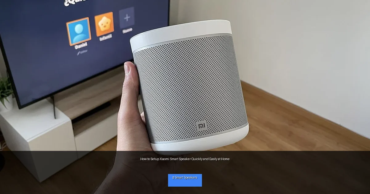 How to Setup Xiaomi Smart Speaker Quickly and Easily at Home