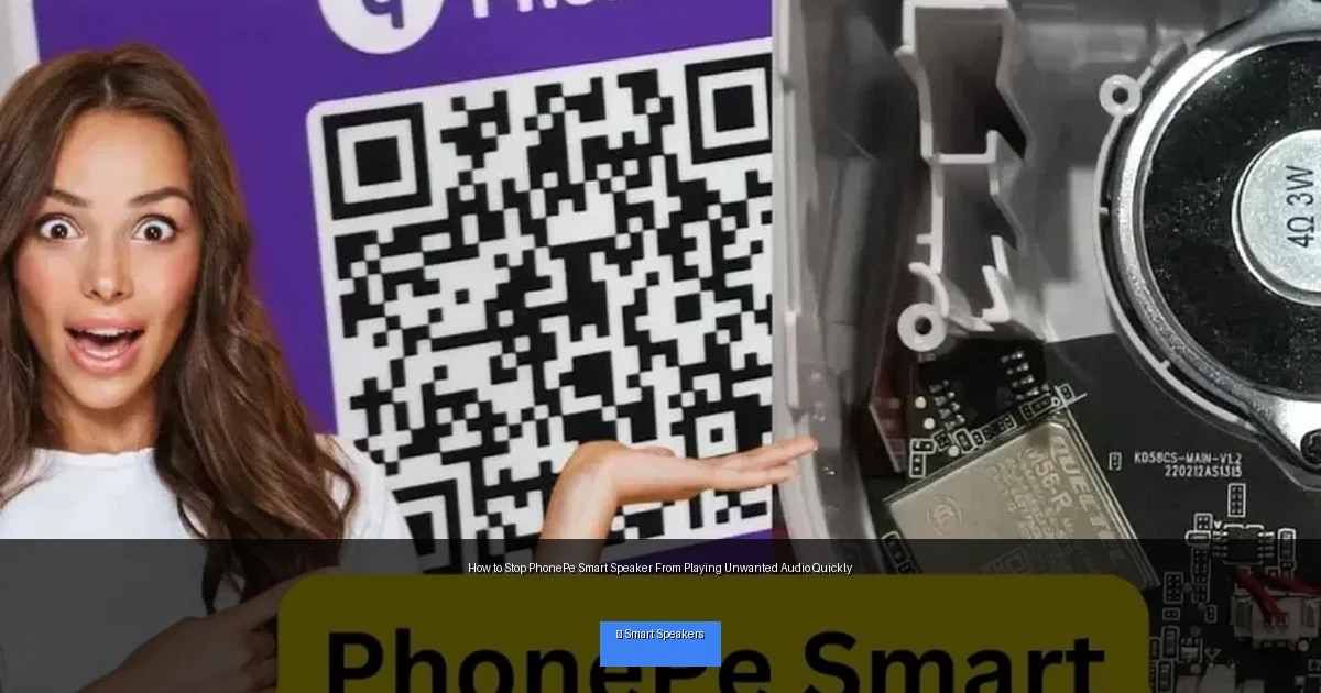 How to Stop PhonePe Smart Speaker From Playing Unwanted Audio Quickly