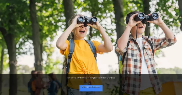How to Travel with Kids Using a Hiking Backpack for Easy Adventures