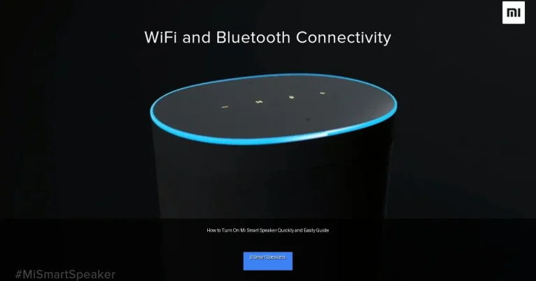 How to Turn On Mi Smart Speaker Quickly and Easily Guide