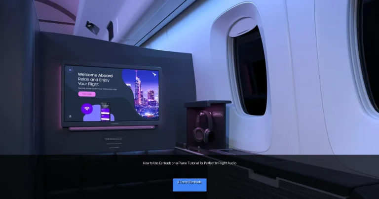 How to Use Earbuds on a Plane Tutorial for Perfect InFlight Audio