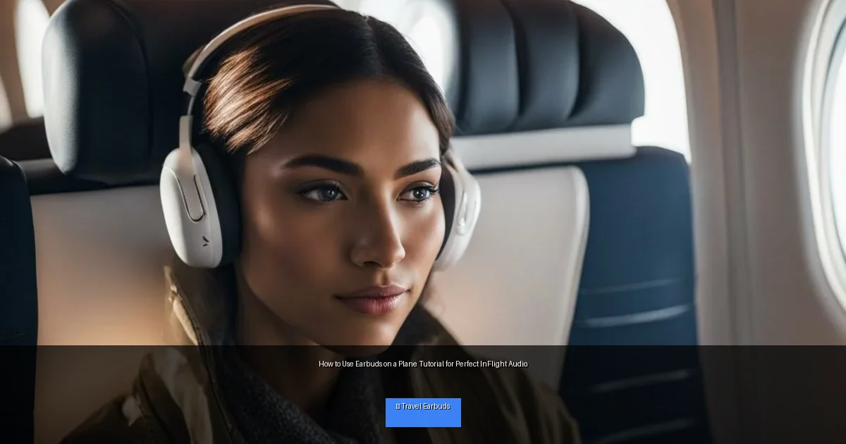 How to Use Earbuds on a Plane Tutorial for Perfect InFlight Audio