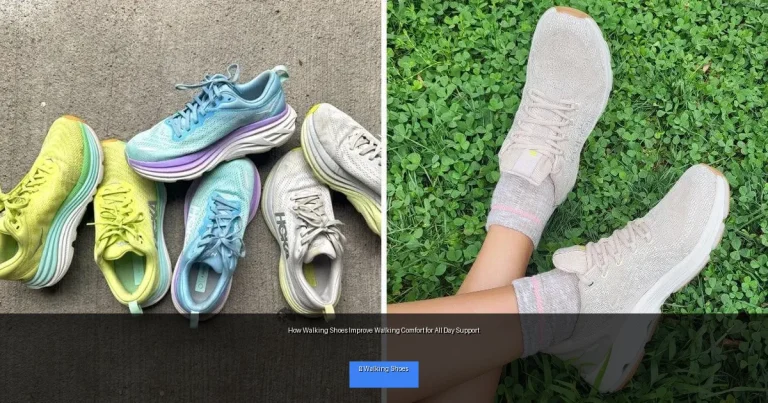 How Walking Shoes Improve Walking Comfort for All Day Support