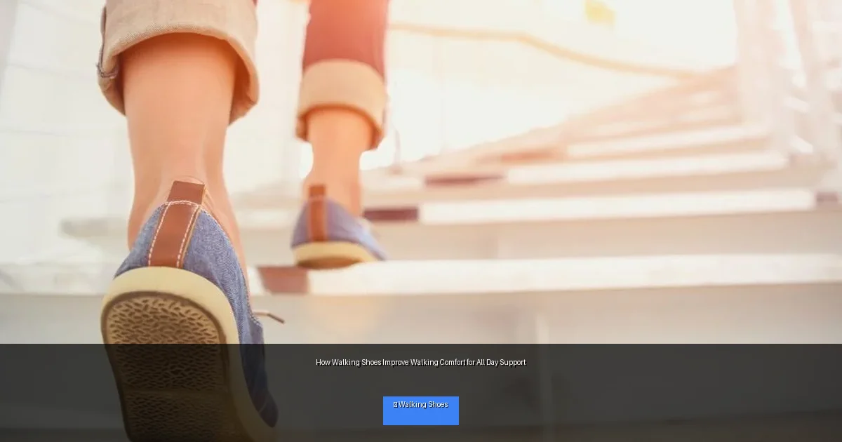 How Walking Shoes Improve Walking Comfort for All Day Support