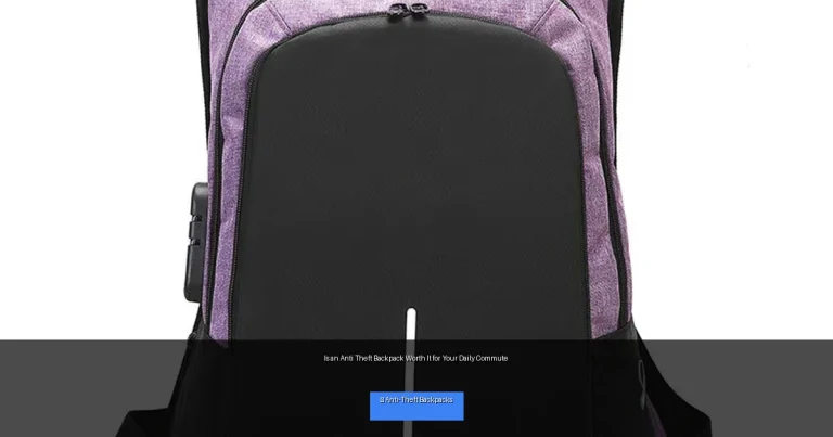 Is an Anti Theft Backpack Worth It for Your Daily Commute